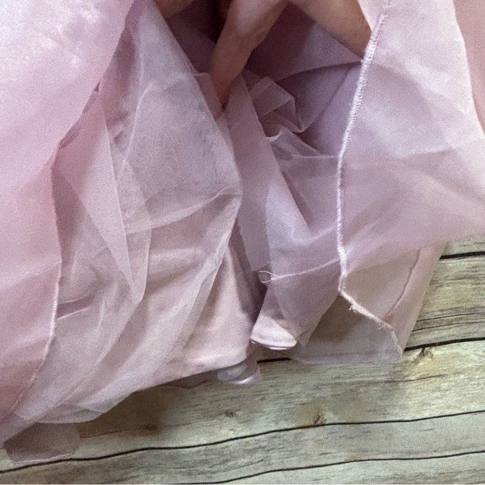 NWT Oh Polly Tulle Skirt Corset Mini Dress in Dusty Pink - 6 / Plus Cup - Picture 8 of 10